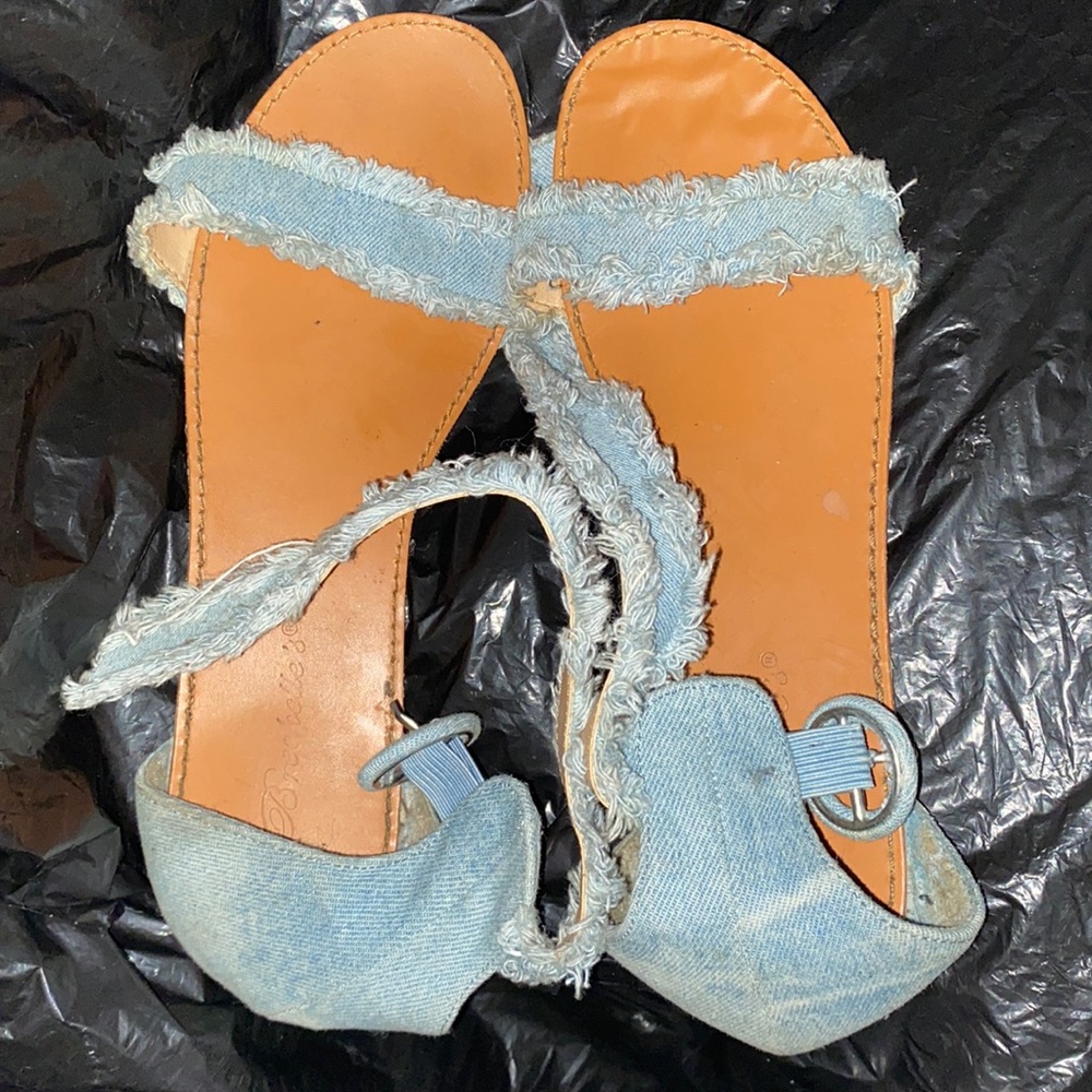 Jean sandals
